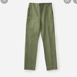 Everlane Side-Zip Stretch Cotton Pants